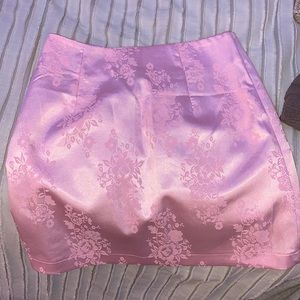 Pink Printed Skirt